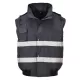 Jacheta vatuita reflectorizanta, 3 in 1, impermeabila, Iona, Negru