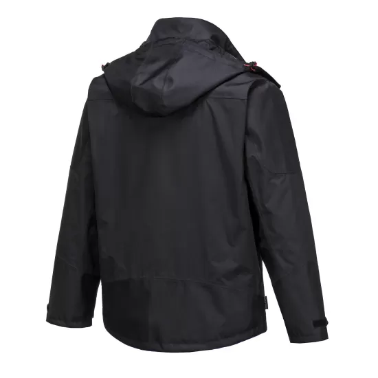Jacheta de protectie vatuita, 3 in 1, impermeabila, rezistenta la vant, Negru Jacheta de protectie vatuita, 3 in 1, impermeabila, rezistenta la vant, Negru
