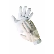 Manusi din piele de oaie in palme, banda velcro