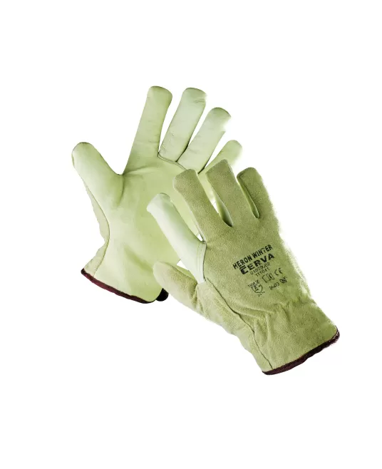 Manusi de protectie termica, din piele,recomandate pentru temperaturi scazute