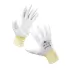 Manusi de precizie imersate in poliuretan, alb