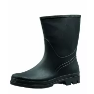 Cizme PVC scurte de lucru, fără bombeu, culoare neagră Cizme PVC scurte de lucru, fără bombeu, culoare neagră