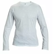 Tricou cu maneca lunga, bumbac, gri