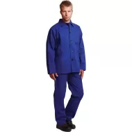 Costum de lucru vara (jacheta+pantaloni), bumbac 200g/m2, Albastru royal Costum de lucru vara (jacheta+pantaloni), bumbac 200g/m2, Albastru royal