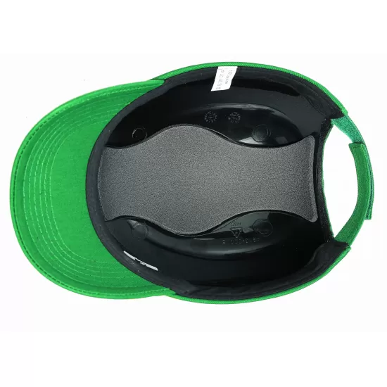Sapca de protectie cu calota interioara plastic, verde Sapca de protectie cu calota interioara plastic, verde