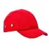 Șapcă de protecție reglabilă cu calotă ABS și ventilatie -rosu
