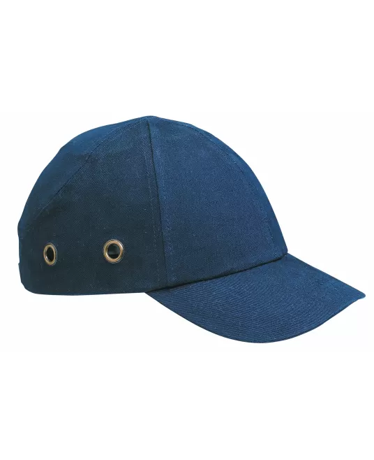 Șapcă de protecție reglabilă cu calotă ABS și ventilatie - bleumarin