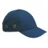 Șapcă de protecție reglabilă cu calotă ABS și ventilatie - bleumarin
