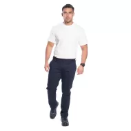 Pantaloni de lucru cargo slimfit, Negru