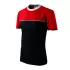 Tricou unisex Malfini Colormix 109, bumbac 200g/m2, Negru-Rosu