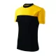 Tricou unisex Malfini Colormix 109, bumbac 200g/m2, Negru-Galben Tricou unisex Malfini Colormix 109, bumbac 200g/m2, Negru-Galben
