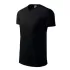 Heavy V-neck tricou maneca scurta unisex, Negru