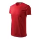 Heavy V-neck tricou maneca scurta unisex, Rosu Heavy V-neck tricou maneca scurta unisex, Rosu