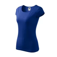 Tricou cambrat femei bumbac 150g/m2 Malfini Pure 122 Albastru regal
