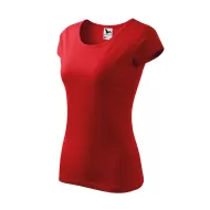 Tricou cambrat femei bumbac 150g/m2 Malfini Pure 122 Rosu