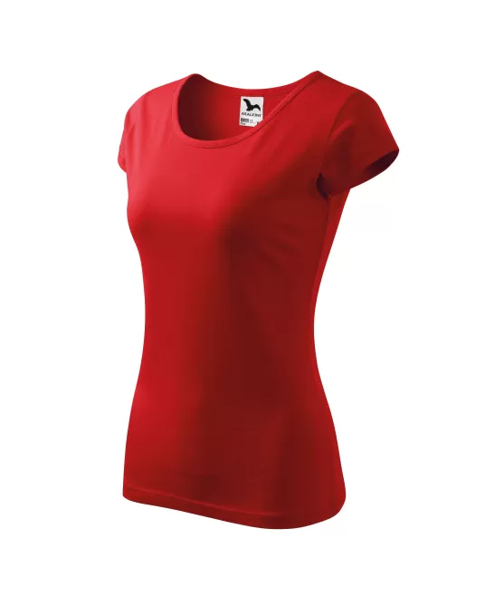 Tricou cambrat femei bumbac 150g/m2 Malfini Pure 122 Rosu Tricou cambrat femei bumbac 150g/m2 Malfini Pure 122 Rosu