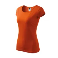 Tricou cambrat femei bumbac 150g/m2 Malfini Pure 122 Portocaliu