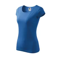 Tricou cambrat femei bumbac 150g/m2 Pure 122 Albastru azuriu