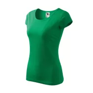 Tricou cambrat femei bumbac 150g/m2 Malfini Pure 122 Verde mediu