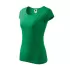 Tricou cambrat femei bumbac 150g/m2 Malfini Pure 122 Verde mediu