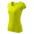 Tricou cambrat femei bumbac 150g/m2 Malfini Pure 122 Galben Lime