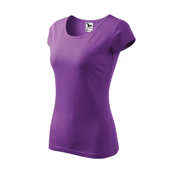 Tricou cambrat femei bumbac 150g/m2 Malfini Pure 122 Violet Tricou cambrat femei bumbac 150g/m2 Malfini Pure 122 Violet