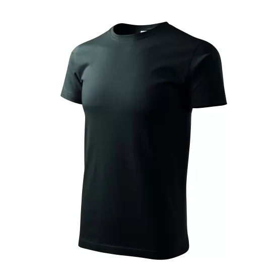 Tricou premium bumbac 160g/m2 , finisaj cu silicon, Malfini Basic 129 Negru Tricou premium bumbac 160g/m2 , finisaj cu silicon, Malfini Basic 129 Negru