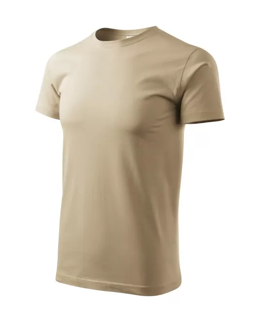Tricou premium bumbac 160g/m2 , finisaj cu silicon, Malfini Basic 129 Bej nisipiu Tricou premium bumbac 160g/m2 , finisaj cu silicon, Malfini Basic 129 Bej nisipiu