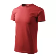 Tricou premium bumbac 160g/m2 , finisaj cu silicon, Malfini Basic 129 Rosu bordo Tricou premium bumbac 160g/m2 , finisaj cu silicon, Malfini Basic 129 Rosu bordo