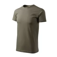 Tricou premium bumbac 160g/m2 , finisaj cu silicon, Malfini Basic 129 Army Tricou premium bumbac 160g/m2 , finisaj cu silicon, Malfini Basic 129 Army