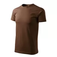 Tricou premium bumbac 160g/m2 , finisaj cu silicon, Malfini Basic 129 Maro ciocolatiu Tricou premium bumbac 160g/m2 , finisaj cu silicon, Malfini Basic 129 Maro ciocolatiu