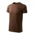 Tricou premium bumbac 160g/m2 , finisaj cu silicon, Malfini Basic 129 Maro ciocolatiu