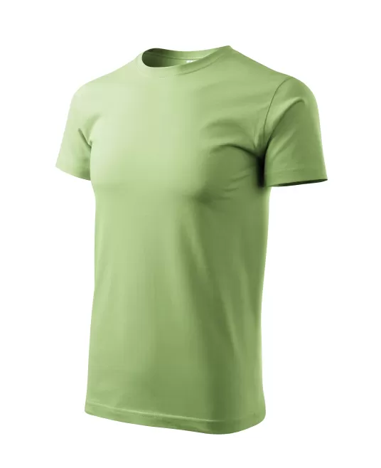Tricou premium bumbac 160g/m2 , finisaj cu silicon, Malfini Basic 129 Verde iarba Tricou premium bumbac 160g/m2 , finisaj cu silicon, Malfini Basic 129 Verde iarba