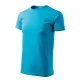 Tricou premium bumbac 160g/m2 , finisaj cu silicon, Malfini Basic 129 Turcoaz Tricou premium bumbac 160g/m2 , finisaj cu silicon, Malfini Basic 129 Turcoaz