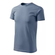 Tricou premium bumbac 160g/m2 , finisaj cu silicon, Malfini Basic 129 Denim Tricou premium bumbac 160g/m2 , finisaj cu silicon, Malfini Basic 129 Denim