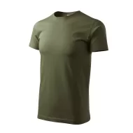 Tricou premium bumbac 160g/m2 , finisaj cu silicon, Malfini Basic 129 Military