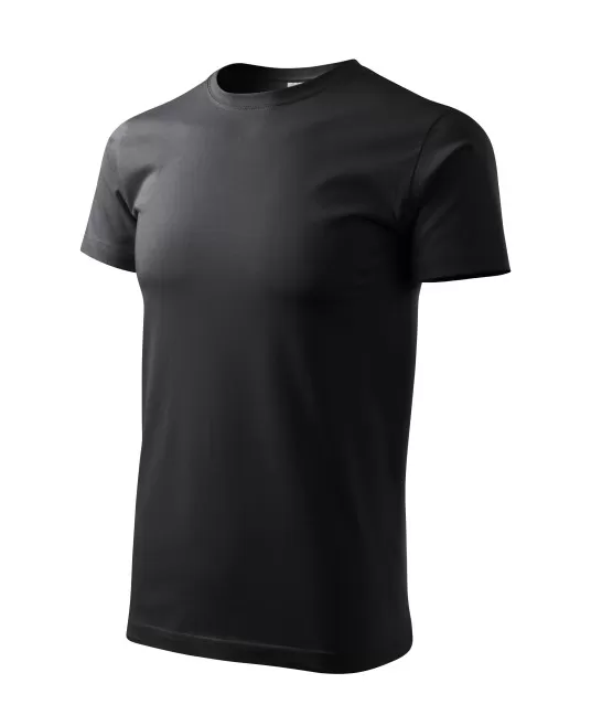 Tricou premium bumbac 160g/m2 , finisaj cu silicon, Malfini Basic 129 Ebony grey Tricou premium bumbac 160g/m2 , finisaj cu silicon, Malfini Basic 129 Ebony grey
