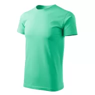 Tricou premium bumbac 160g/m2 , finisaj cu silicon, Malfini Basic 129 Verde menta Tricou premium bumbac 160g/m2 , finisaj cu silicon, Malfini Basic 129 Verde menta