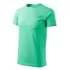 Tricou premium bumbac 160g/m2 , finisaj cu silicon, Malfini Basic 129 Verde menta