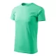 Tricou premium bumbac 160g/m2 , finisaj cu silicon, Malfini Basic 129 Verde menta Tricou premium bumbac 160g/m2 , finisaj cu silicon, Malfini Basic 129 Verde menta