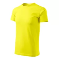 Tricou premium bumbac 160g/m2 , finisaj cu silicon, Malfini Basic 129 Galben Lamaie