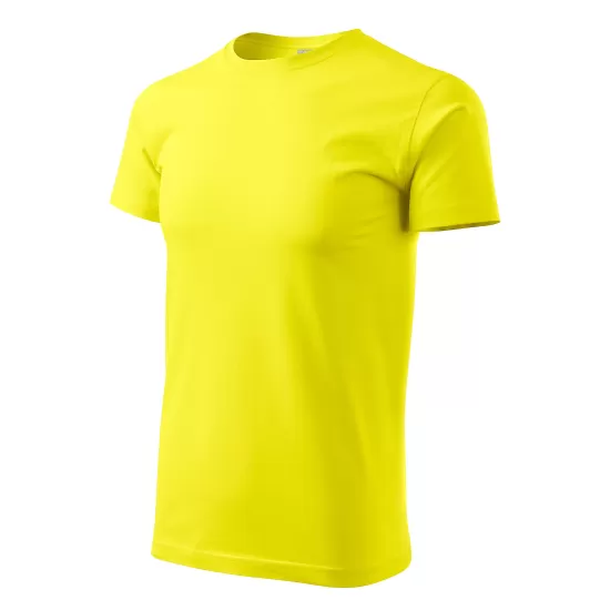 Tricou premium bumbac 160g/m2 , finisaj cu silicon, Malfini Basic 129 Galben Lamaie Tricou premium bumbac 160g/m2 , finisaj cu silicon, Malfini Basic 129 Galben Lamaie