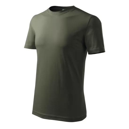 Tricou barbati bumbac 145g/m2 Malfini Classic New 132 army Tricou barbati bumbac 145g/m2 Malfini Classic New 132 army