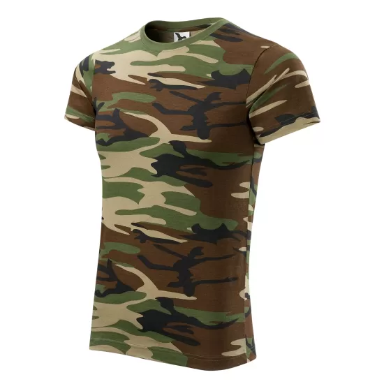 Tricou cu maneca scurta unisex model camuflaj 144, Camuflaj maro Tricou cu maneca scurta unisex model camuflaj 144, Camuflaj maro