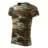 Tricou cu maneca scurta unisex model camuflaj 144, Camuflaj maro