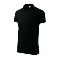 Tricou polo barbati, bumbac 180g/m2, Malfini Single J. 202, Negru