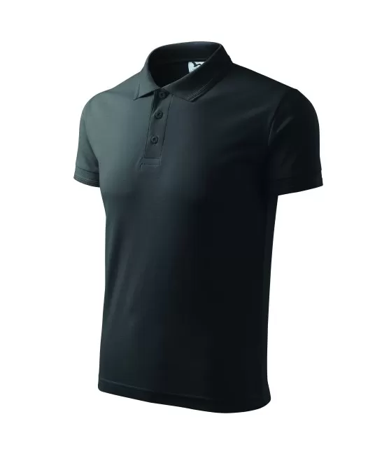Tricou polo barbati 200g/m2 Malfini Pique Polo 203, Gri Antracit melange Tricou polo barbati 200g/m2 Malfini Pique Polo 203, Gri Antracit melange