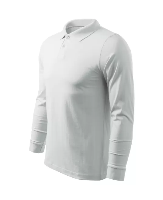 Tricou polo maneca lunga barbati, bumbac 180g/m2 Malfini Single J. LS211 Tricou polo maneca lunga barbati, bumbac 180g/m2 Malfini Single J. LS211