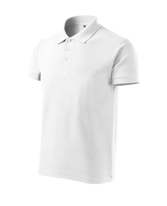 Tricou polo  bumbac 170g/m2, Malfini Cotton 212 Alb