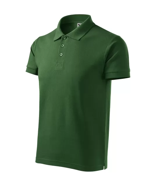 Tricou polo  bumbac 170g/m2, Malfini Cotton 212 Verde sticla